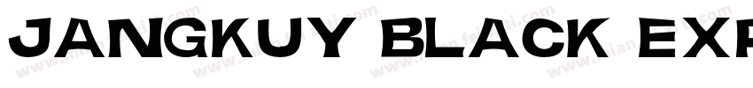 JANGKUY Black Expanded字体转换